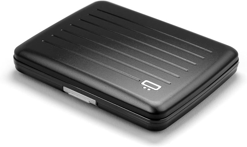 ÖGON -DESIGNS- Aluminum wallet, Large capacity with metal lock, RFID Protection against fraud and demagnetization, Smart Case OSLO Large model - Image 1